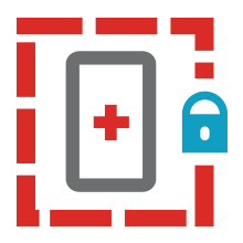 mobile device security icon